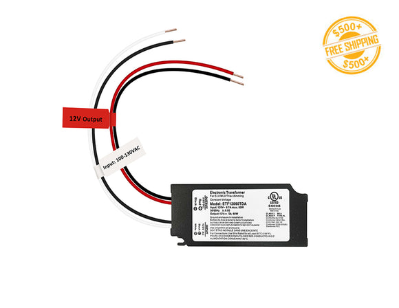 LED Dimmable Transformer - ELV Dimming - GLE-12060-TDA