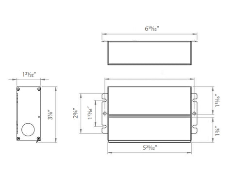 LED Dimmable Transformer - ELV Dimming - ETF-300W-24V-TDJ1 - 0