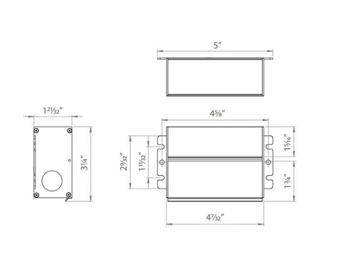 LED Dimmable Transformer - ELV Dimming - ETF-60W-24V-TDJ1 - 0