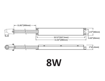LED Linear Light - L8070 Emergency Driver - STB45FA Series - 8W - 0