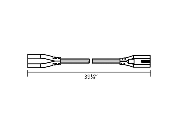 Undercabinet Light - Extension Cable 91209UE-1M-WT