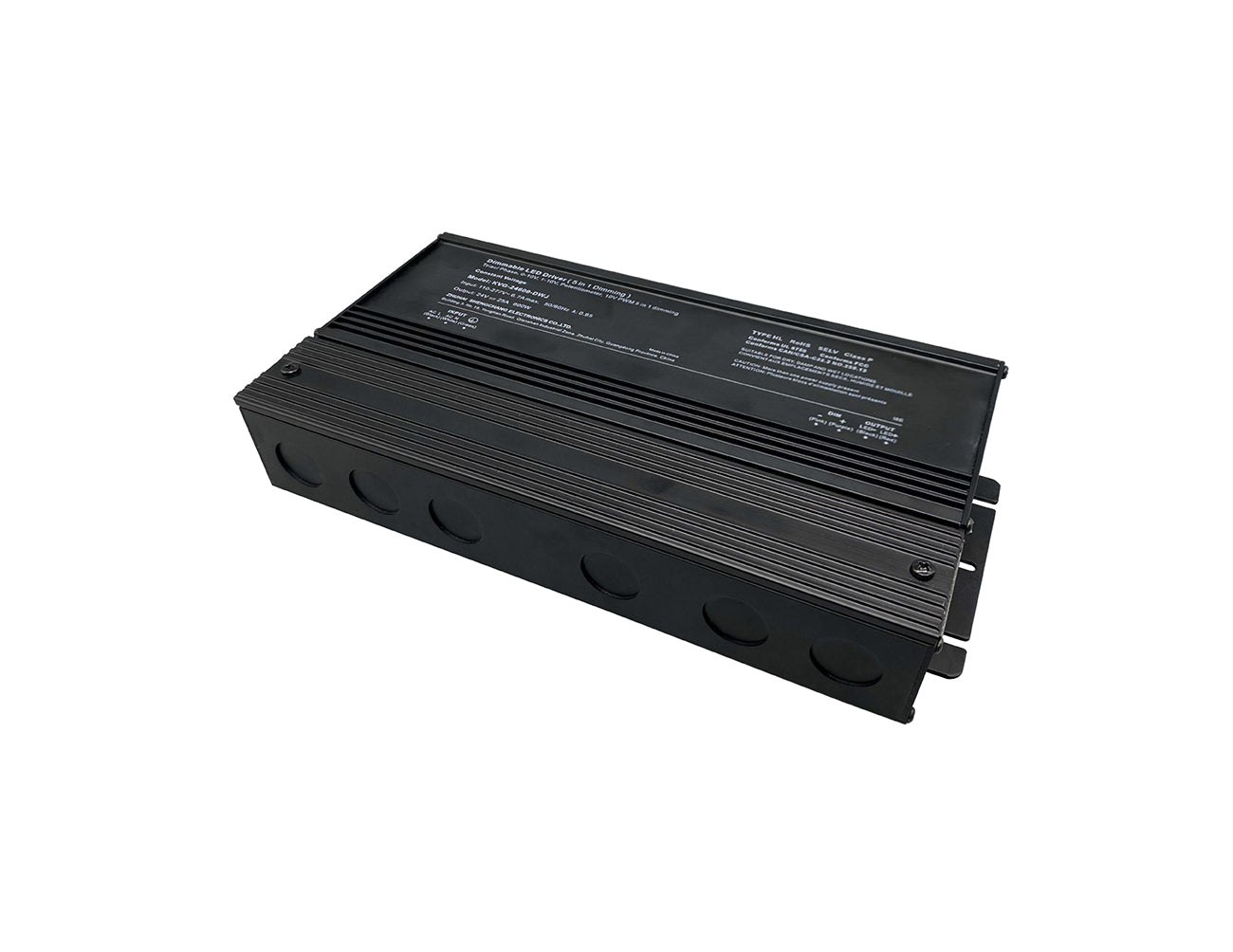 G Series 600W 24VDC dimmable LED low voltage power supply.