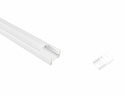 SLIM FLAT-SL - GLQ 1711 White Aluminum Channel + Milky Diffuser - 94" - 9