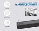 LED Linear Light - Continuous Run L8070 - Adjustable Lighting - 120° L Shape - 5