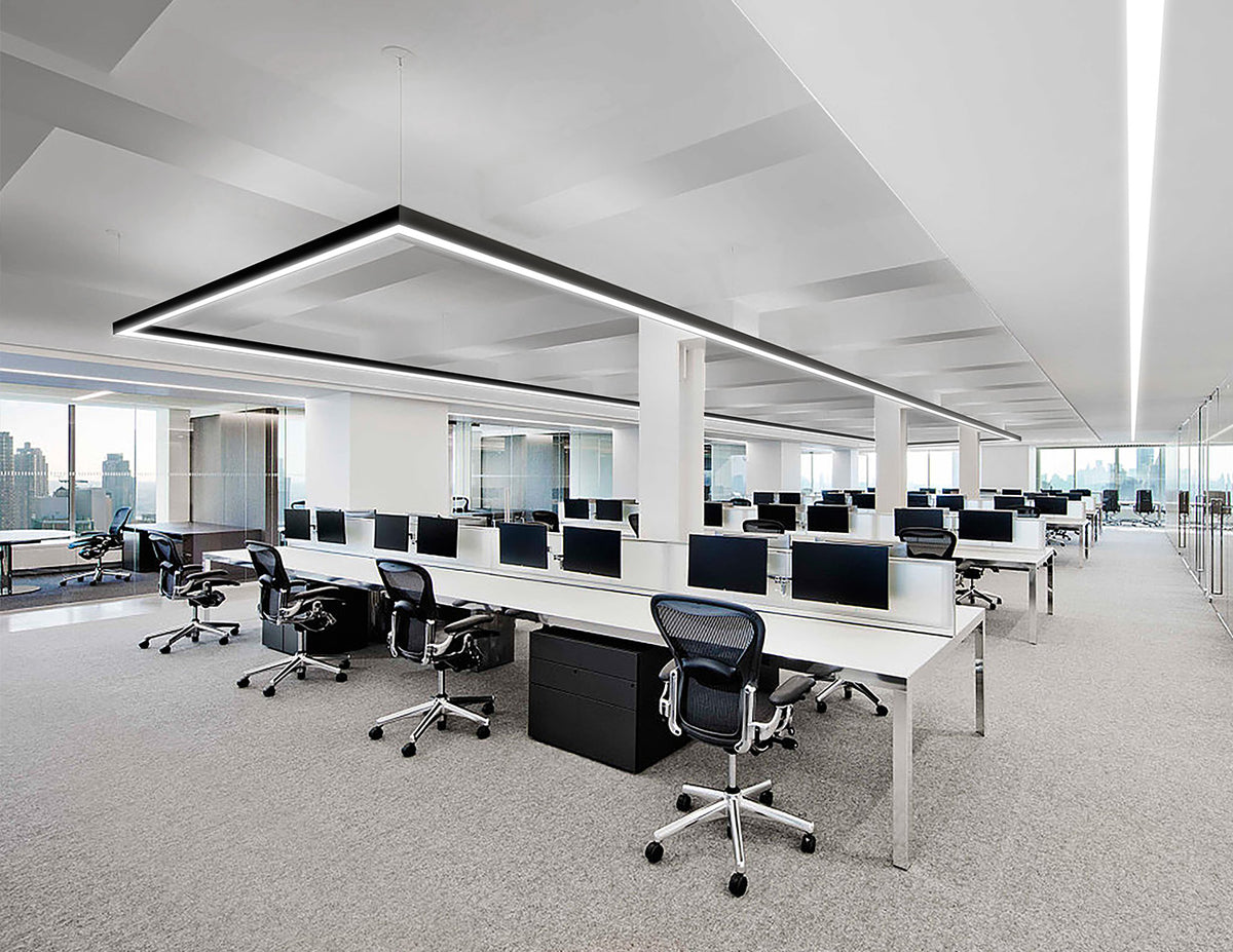 L Unit Led LED Linear Light - L8070 - Milky Flat Lens - L Shape | GL LED US LIGHTING