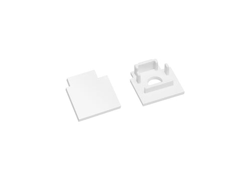 Aluminum Channel WALL WASHER Accessories - GL 085 End Caps (pair)