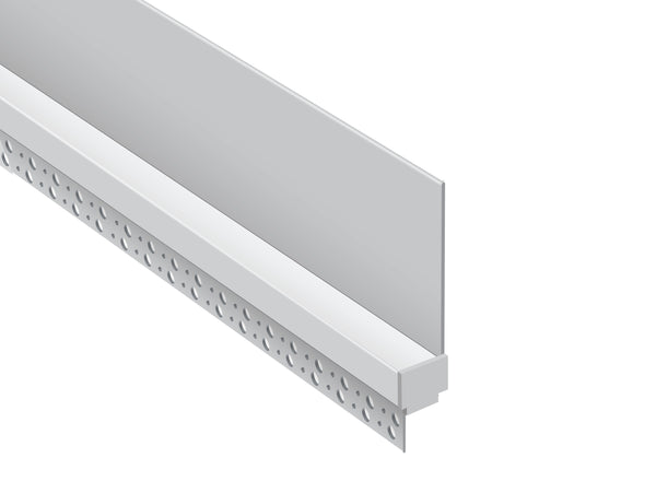 WALL WASHER - GL 085 Aluminum Channel + Milky Diffuser - 94" - 2