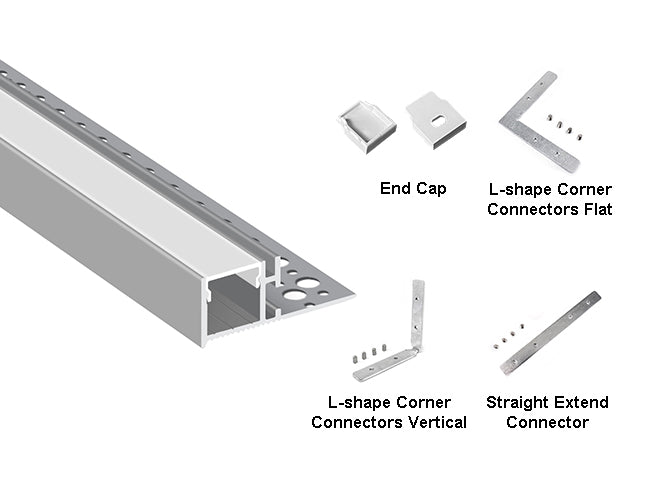 Concealed at ceiling edges to form a subtle halo glow, elevating overall space aesthetics.