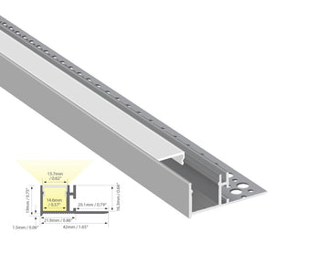 Optimized for edge-line lighting with smoother output and better glare control.