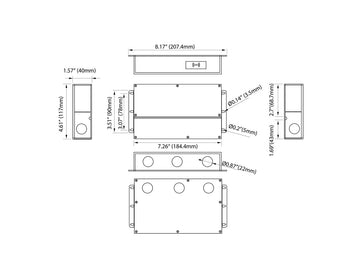 LED Dimmable Driver - 5 in 1 dimming - GLN-200W-120V-TMWJ1 - 0