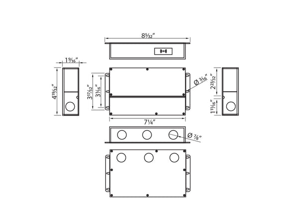 LED Dimmable Driver - 5 in 1 dimming - GLN-200W-120V-TMWJ1