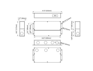 LED Dimmable Driver - 5 in 1 dimming - GLN-400W-120V-TMWJ1 - 0