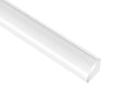 ROUND CORNER-S - GLQ 1616 White Aluminum Channel + Milky Diffuser - 94" - 2