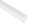 ROUND CORNER-S-SL - GLQ 1619 White Aluminum Channel + Milky Diffuser - 94" - 2