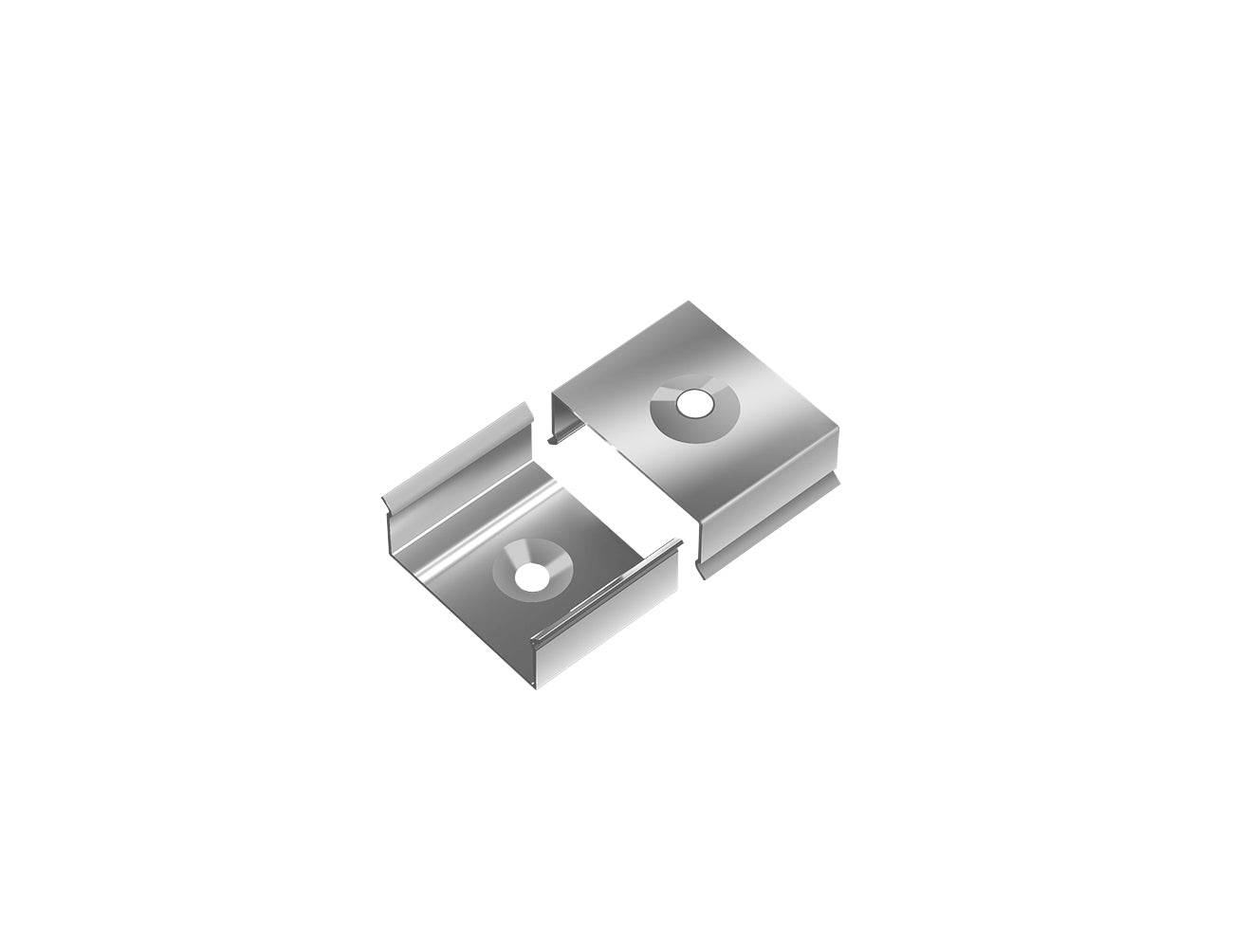 Aluminum Channel SLIM FLAT Accessories - GLQ 1709 Mounting Clip (pc)