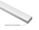 GL LED Slim Flat GLQ-1709 Aluminum Channel with Solder-Free End Caps and Milky Diffuser provides excellent heat management and long-lasting durability, making it perfect for sleek and efficient LED lighting applications.