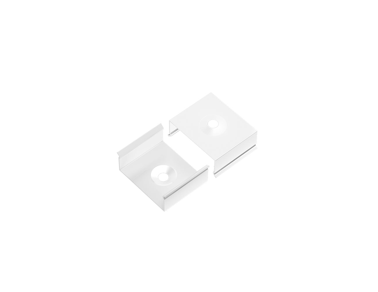 Aluminum Channel SLIM FLAT Accessories - GLQ 1709 Mounting Clip (pc)