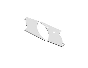 Aluminum Channel CORNER WALL WASHER Accessories - GLQ 9758 End Caps (pair)