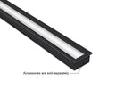 ANGLE RECESS-M - GLQ 1326 Black Aluminum Channel + Milky Diffuser - 94"-3
