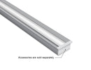 ANGLE RECESS-M - GLQ 1326 Silver Aluminum Channel + Milky Diffuser - 94"-3