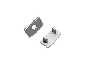 Aluminum Channel SLIM FLAT Accessories - GLQ 1707D End Caps (pair)