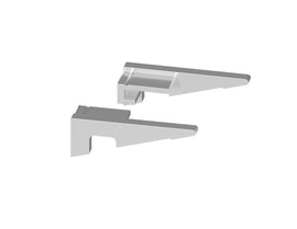 Aluminum Channel SLIM TRIANGLE INDIRECT PROFILE Accessories - GLQ 2207B End Caps (pair) - 0