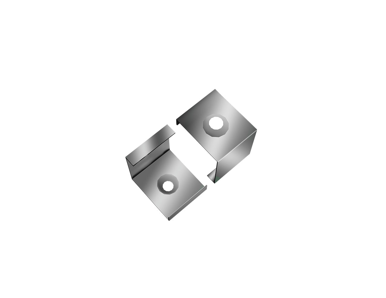 Aluminum Channel ROUND CORNER-S Accessories - GLQ 1616 Mounting Clip (pc)