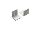 Aluminum Channel BENDABLE35 Accessories - GLY 2425 End Caps - Silver (pair)-1