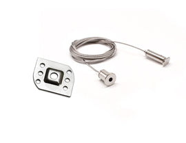 Aluminum Channel BENDABLE35 Accessories - GLY 2425 Suspension Kit - Silver (pair)