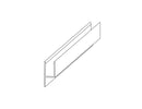 LED Swimming Pool Strip Light Accessory - H Type PC Channel-1