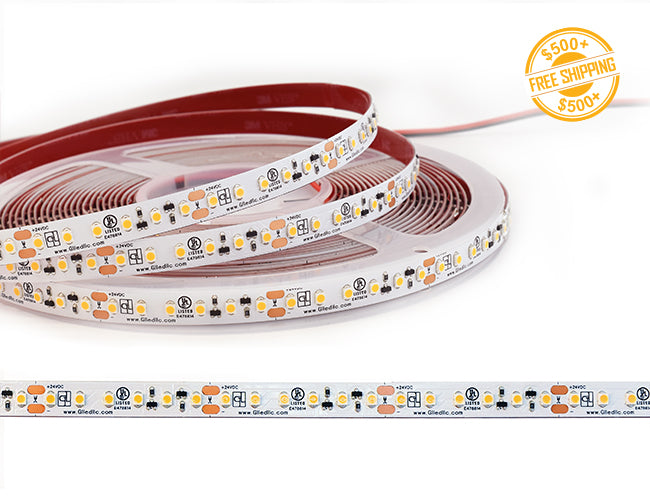 INFINITE Series 24VDC low voltage LED strip lights and a label for free shipping on orders over $500.