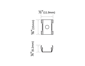 Installation Bracket for Under Cabinet Light 31132&31133 - 0