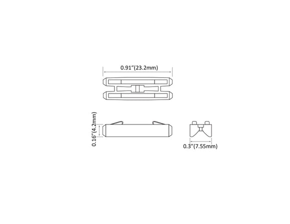 Internal End to End Connector for Under Cabinet Light 31132&31133