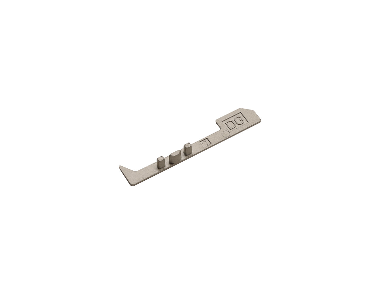 Aluminum Channel SHALLOW SKIRT Accessories - J016B End Cap