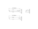 Aluminum Channel SHALLOW SKIRT Accessories - J016B Corner-5