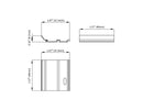 Aluminum Channel SHALLOW SKIRT Accessories - J016B Mountings-3