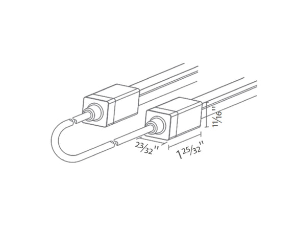 LED 1010N Neon Light - Side Bend Accessories - Jumper Connector