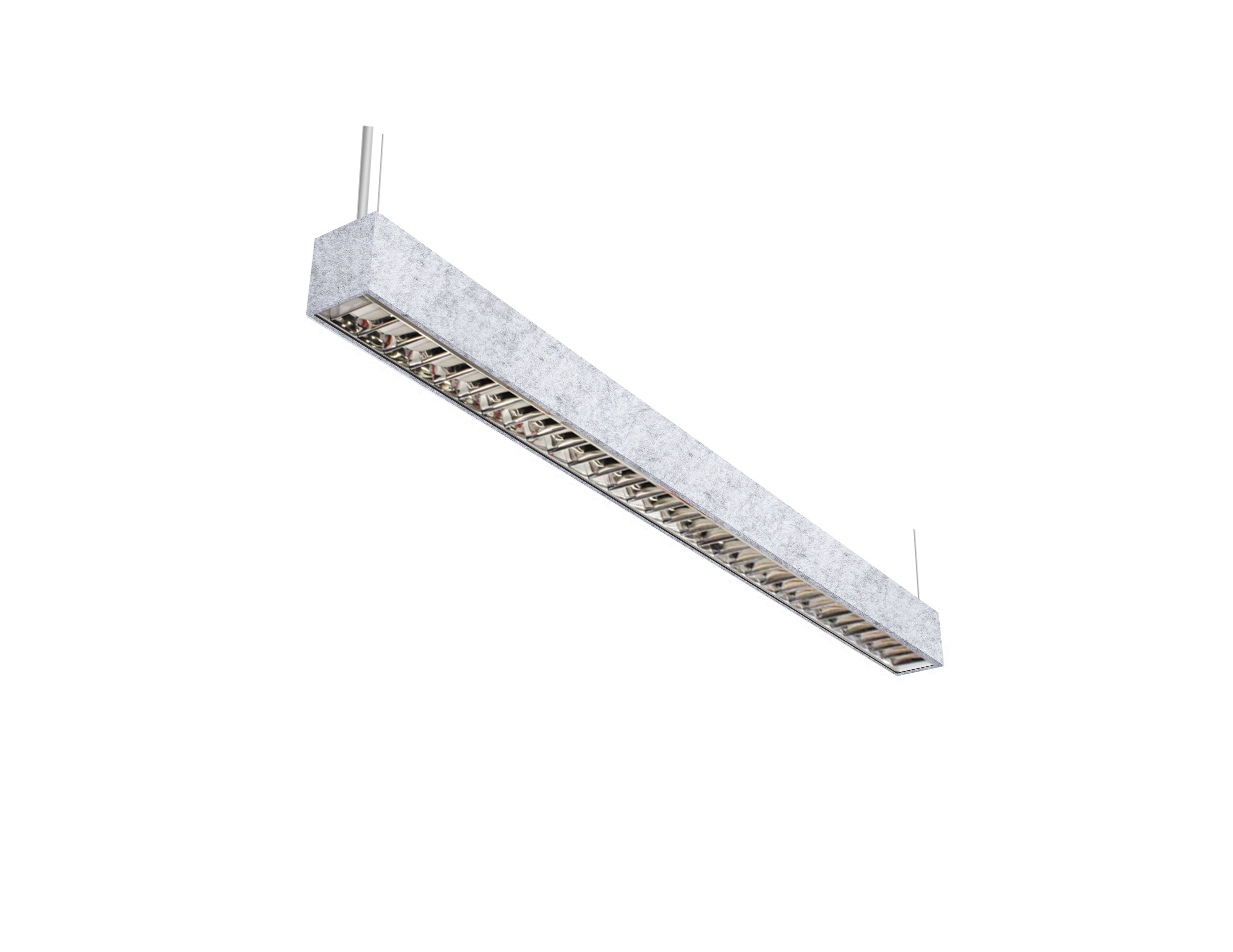 LED Linear Light - L8070 - Acoustic Housing - Parabolic Lens - 4ft