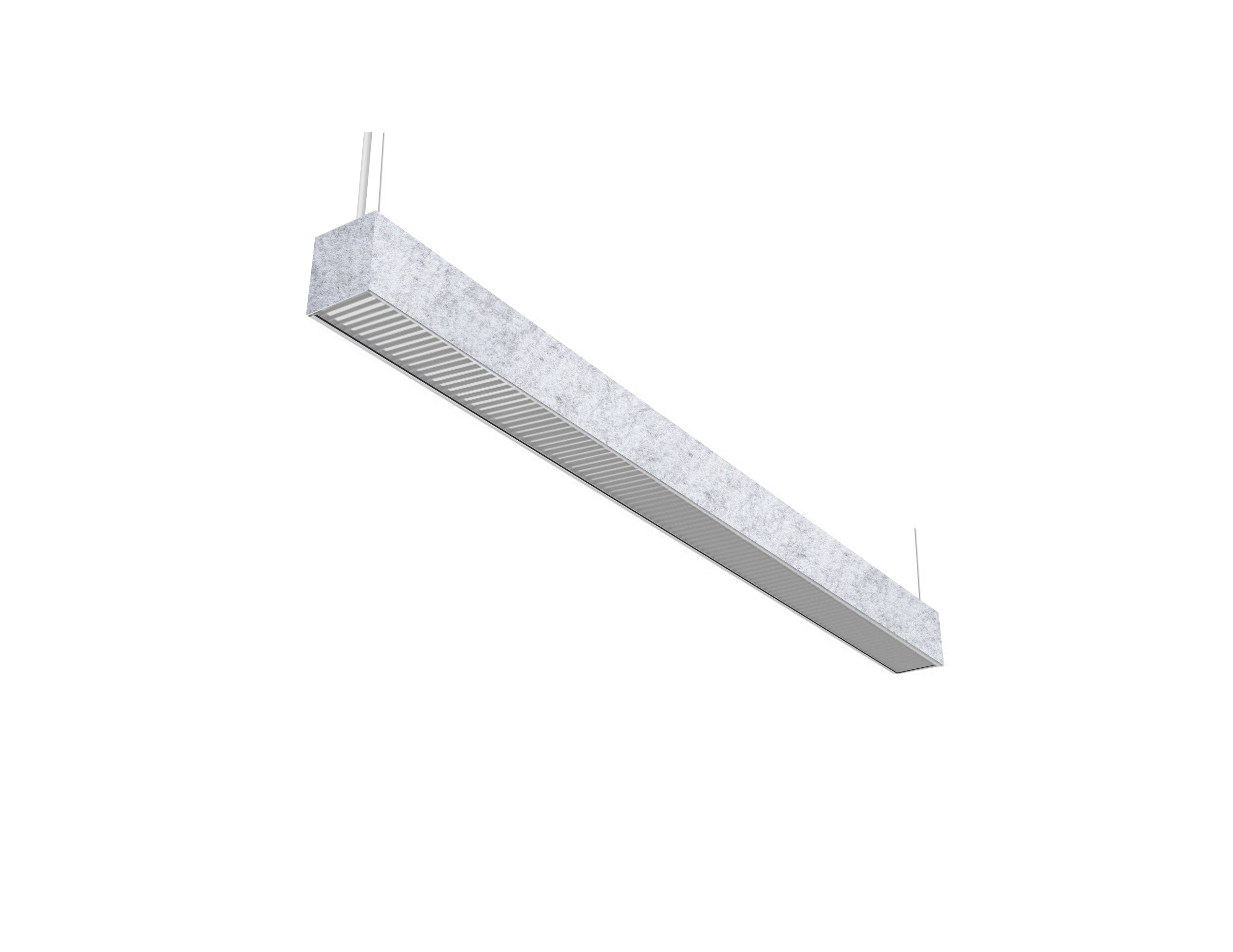 LED Linear Light - L8070 - Acoustic Housing - Grille Lens - 2ft