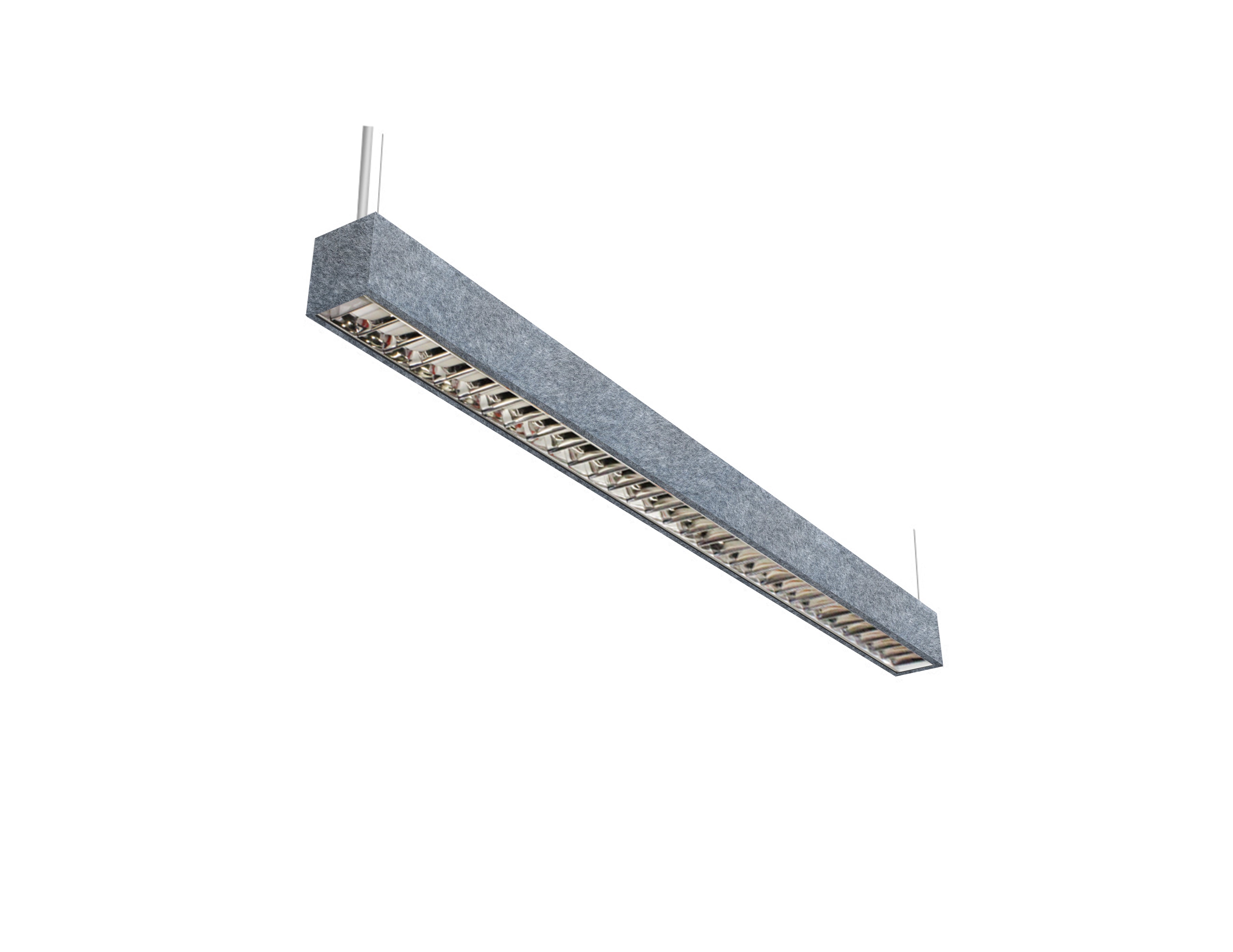 LED Linear Light - L8070 - Acoustic Housing - Parabolic Lens - 4ft