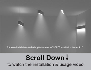 Versatile LED linear system providing uniform brightness and long-lasting performance for a wide range of interiors.