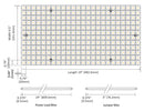 Dimensions of LED Pixels Light Sheet - Single Color