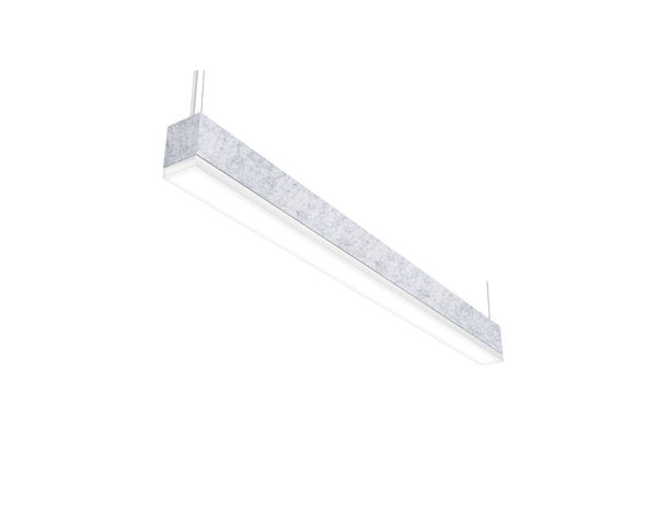 LED Linear Light - L8070 - Acoustic Housing - Convex Lens - 2ft - 3