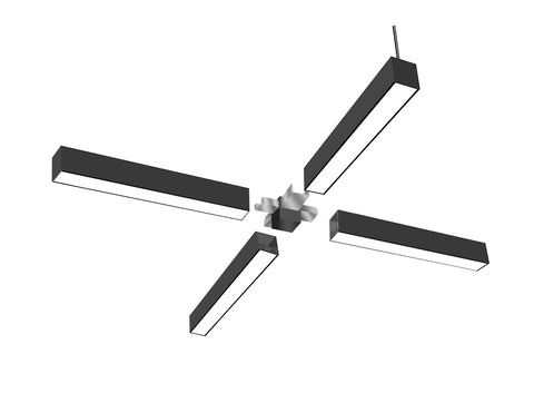 LED Linear Light - L8070 Accessories - X Shape Metal Splice Connector - 0