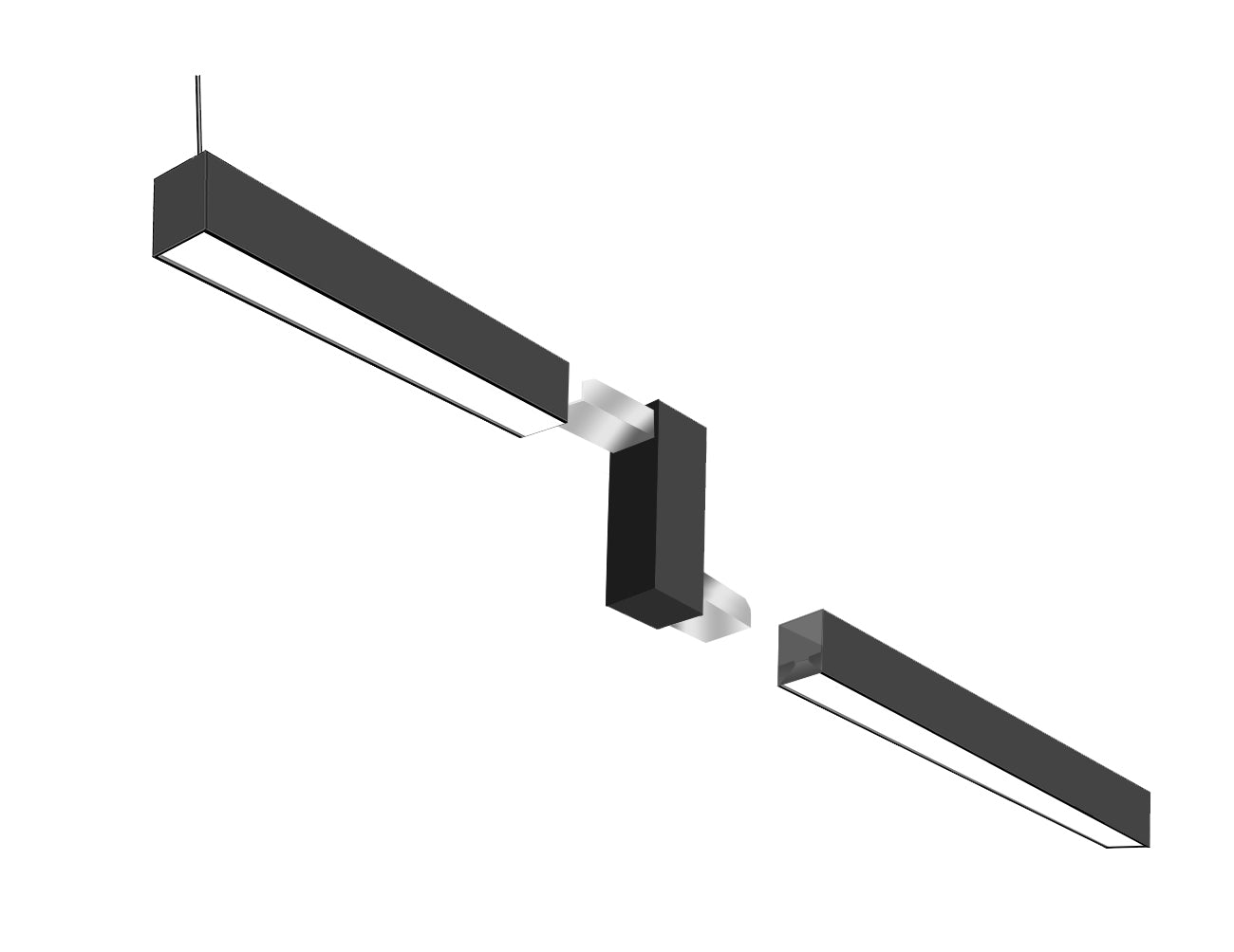 LED Linear Light - L8070 Accessories - Z Shape Metal Splice Connector