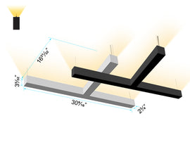 LED Linear Light - L8070 - Up Light -T Shape