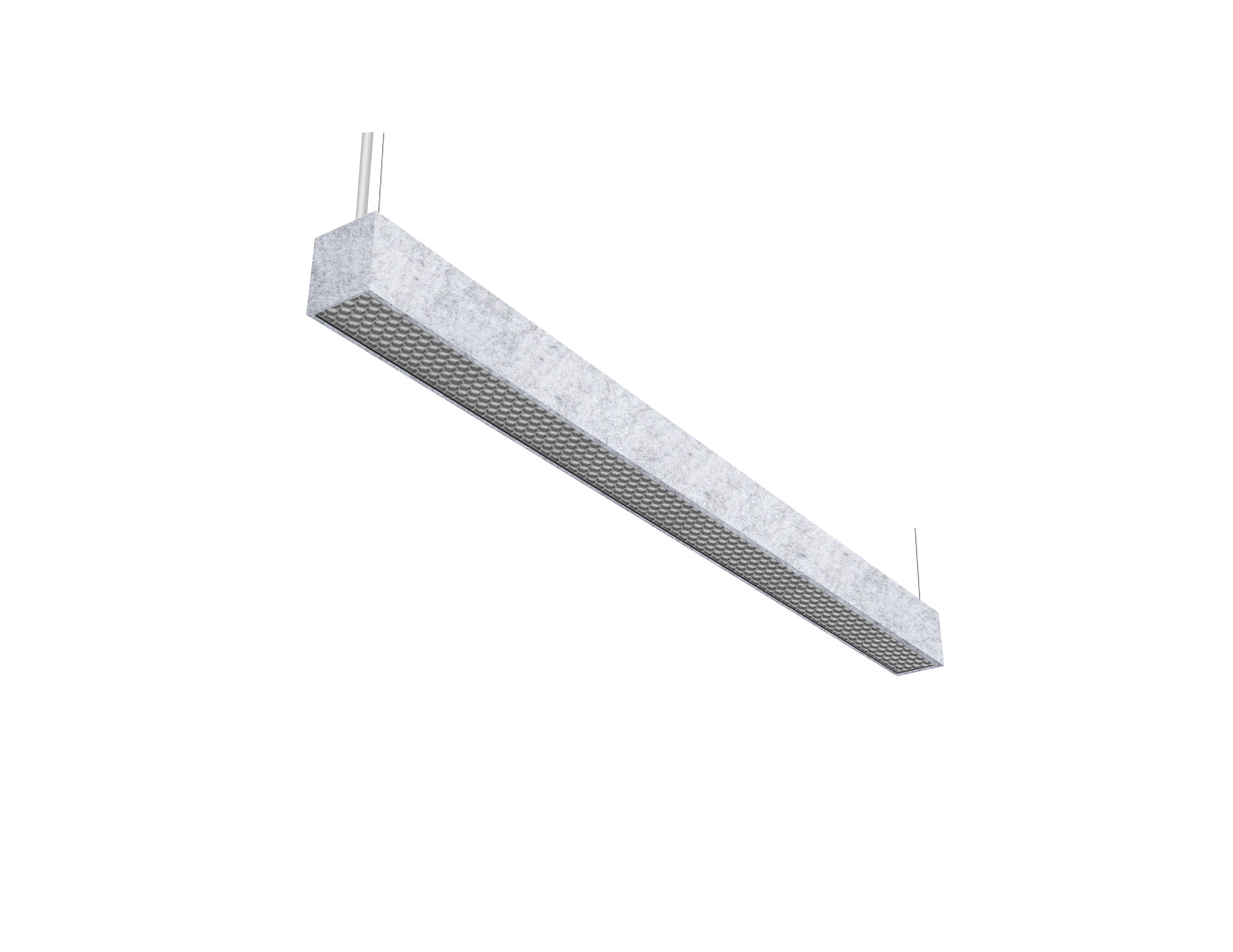 LED Linear Light - L8070 - Acoustic Housing - Honeycomb Lens - 2ft