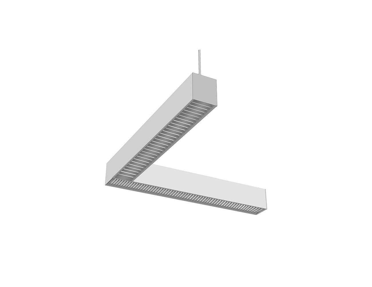 LED Linear Light - L8070 - Louver Lens - L Shape