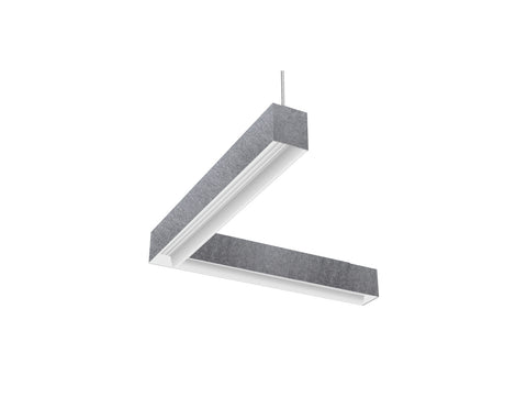 LED Linear Light - L8070 - Acoustic Housing - Wall Wash Lens - L Shape - 0