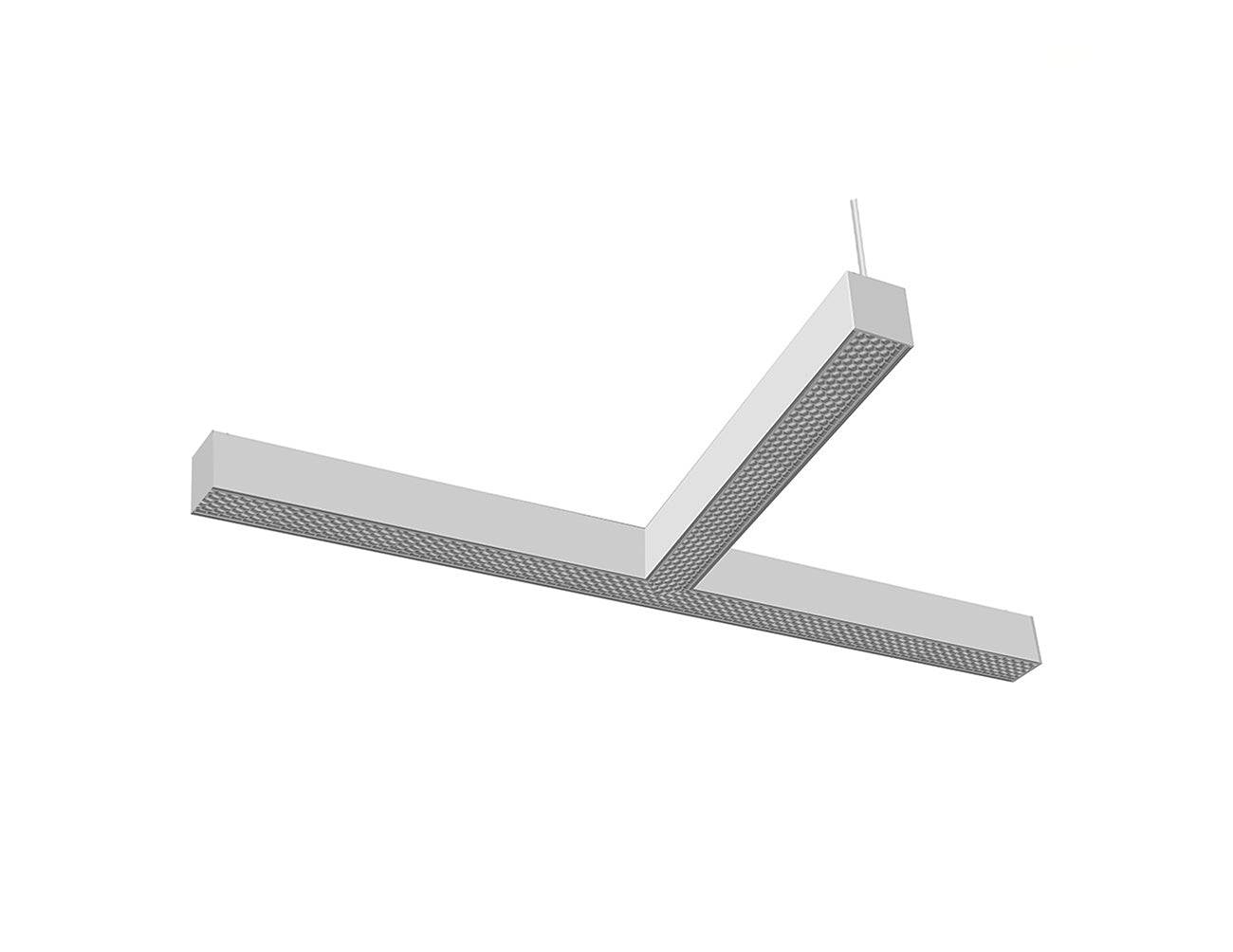 LED Linear Light - L8070 - Honeycomb Lens - T Shape